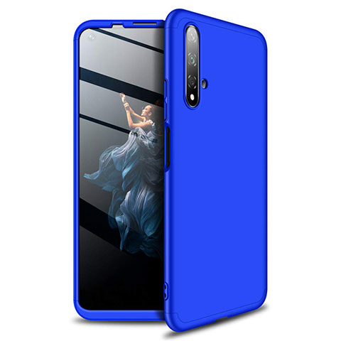 Funda Dura Plastico Rigida Carcasa Mate Frontal y Trasera 360 Grados P02 para Huawei Honor 20 Azul