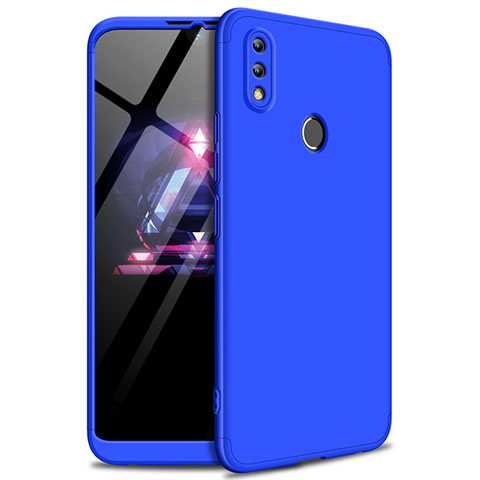 Funda Dura Plastico Rigida Carcasa Mate Frontal y Trasera 360 Grados para Huawei Enjoy Max Azul