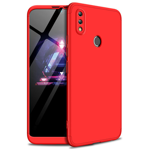 Funda Dura Plastico Rigida Carcasa Mate Frontal y Trasera 360 Grados para Huawei Enjoy Max Rojo