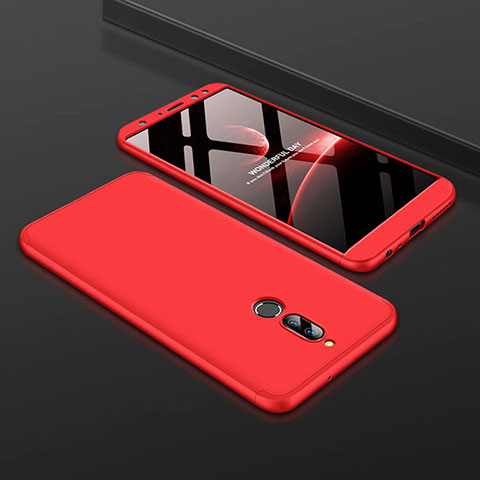 Funda Dura Plastico Rigida Carcasa Mate Frontal y Trasera 360 Grados para Huawei Nova 2i Rojo
