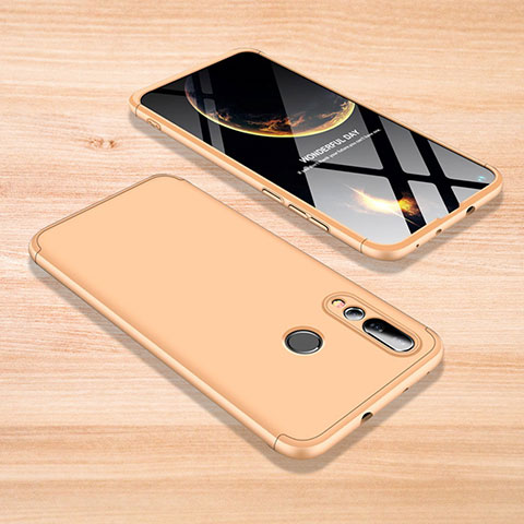 Funda Dura Plastico Rigida Carcasa Mate Frontal y Trasera 360 Grados para Huawei Nova 4 Oro