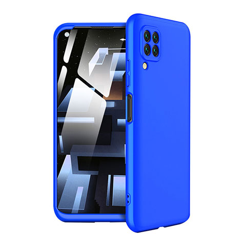 Funda Dura Plastico Rigida Carcasa Mate Frontal y Trasera 360 Grados para Huawei Nova 7i Azul