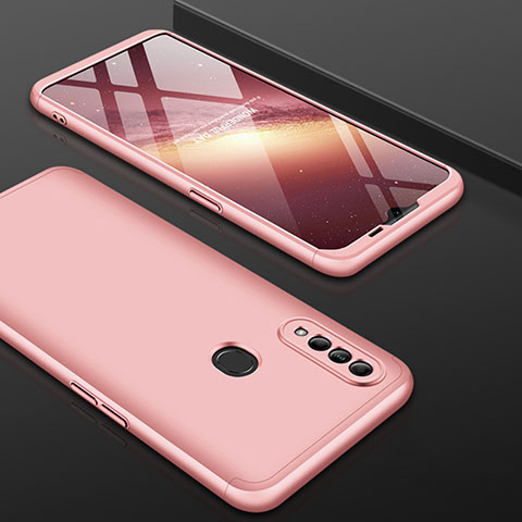 Funda Dura Plastico Rigida Carcasa Mate Frontal y Trasera 360 Grados para Oppo A31 Oro Rosa