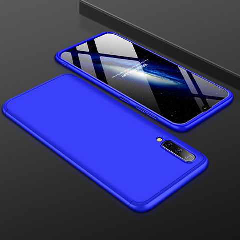 Funda Dura Plastico Rigida Carcasa Mate Frontal y Trasera 360 Grados para Samsung Galaxy A50S Azul