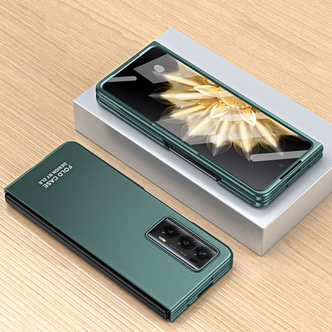 Funda Dura Plastico Rigida Carcasa Mate Frontal y Trasera 360 Grados ZL1 para Huawei Honor Magic V2 5G Verde