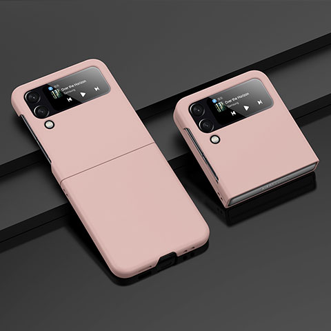 Funda Dura Plastico Rigida Carcasa Mate H07 para Samsung Galaxy Z Flip4 5G Rosa