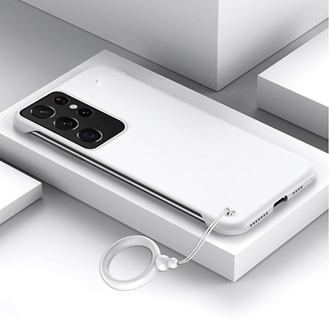 Funda Dura Plastico Rigida Carcasa Mate JS1 para Samsung Galaxy Note 20 Ultra 5G Blanco