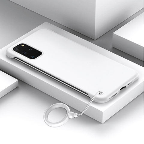 Funda Dura Plastico Rigida Carcasa Mate JS1 para Samsung Galaxy S20 Plus Blanco