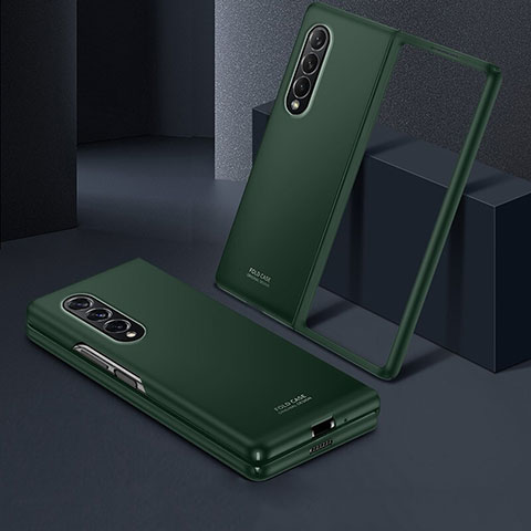 Funda Dura Plastico Rigida Carcasa Mate L04 para Samsung Galaxy Z Fold3 5G Verde