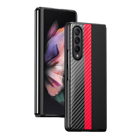 Funda Dura Plastico Rigida Carcasa Mate L09 para Samsung Galaxy Z Fold4 5G Rojo