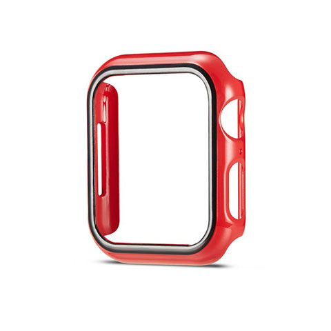 Funda Dura Plastico Rigida Carcasa Mate M01 para Apple iWatch 5 40mm Rojo