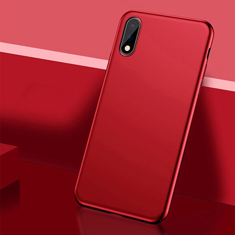 Funda Dura Plastico Rigida Carcasa Mate M01 para Huawei Enjoy 10 Rojo