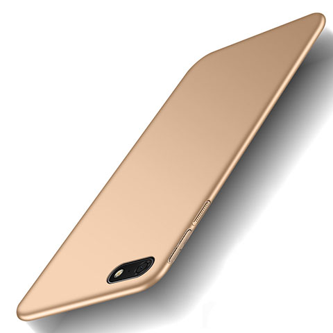 Funda Dura Plastico Rigida Carcasa Mate M01 para Huawei Enjoy 8e Lite Oro