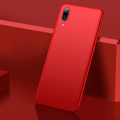 Funda Dura Plastico Rigida Carcasa Mate M01 para Huawei Enjoy 9 Rojo