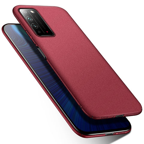 Funda Dura Plastico Rigida Carcasa Mate M01 para Huawei Honor X10 5G Rojo