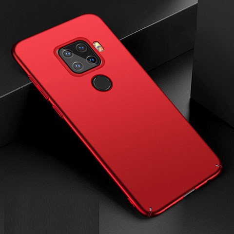Funda Dura Plastico Rigida Carcasa Mate M01 para Huawei Mate 30 Lite Rojo