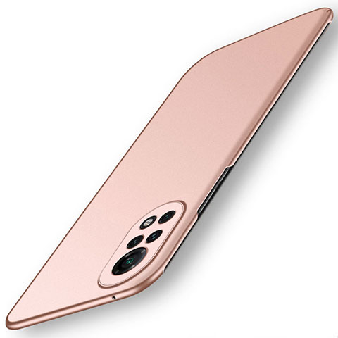 Funda Dura Plastico Rigida Carcasa Mate M01 para Huawei Nova 8 Pro 5G Oro Rosa