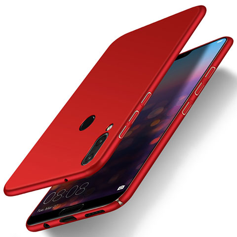 Funda Dura Plastico Rigida Carcasa Mate M01 para Huawei P20 Lite Rojo