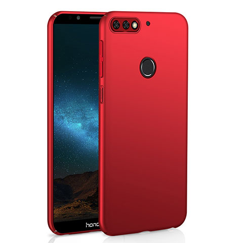Funda Dura Plastico Rigida Carcasa Mate M01 para Huawei Y7 (2018) Rojo