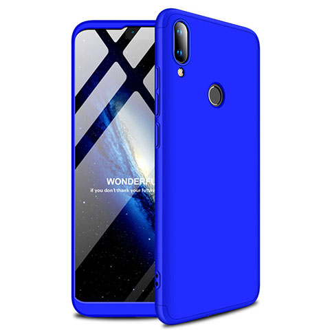 Funda Dura Plastico Rigida Carcasa Mate M01 para Huawei Y9 (2019) Azul