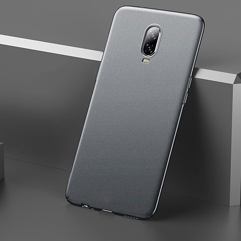 Funda Dura Plastico Rigida Carcasa Mate M01 para OnePlus 6T Gris