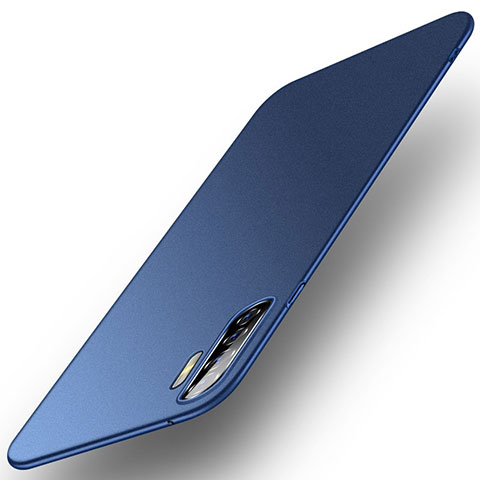 Funda Dura Plastico Rigida Carcasa Mate M01 para Oppo A91 Azul