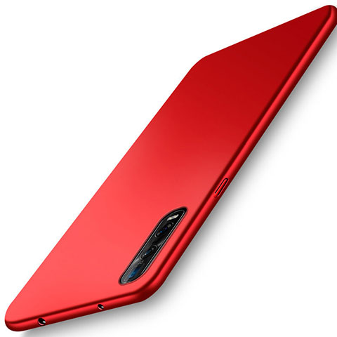 Funda Dura Plastico Rigida Carcasa Mate M01 para Oppo Find X2 Pro Rojo