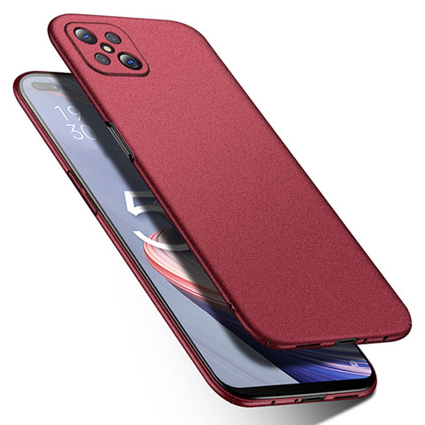 Funda Dura Plastico Rigida Carcasa Mate M01 para Oppo Reno4 Z 5G Rojo