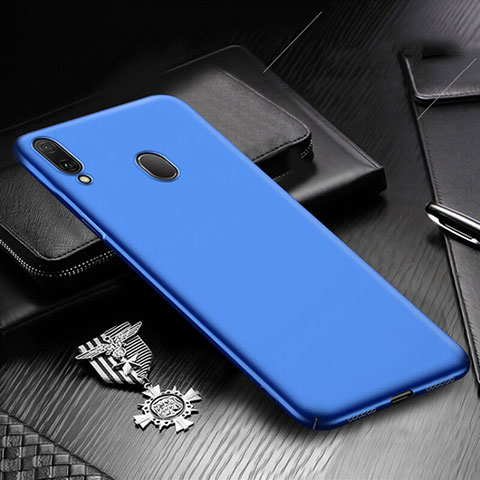 Funda Dura Plastico Rigida Carcasa Mate M01 para Samsung Galaxy A30 Azul