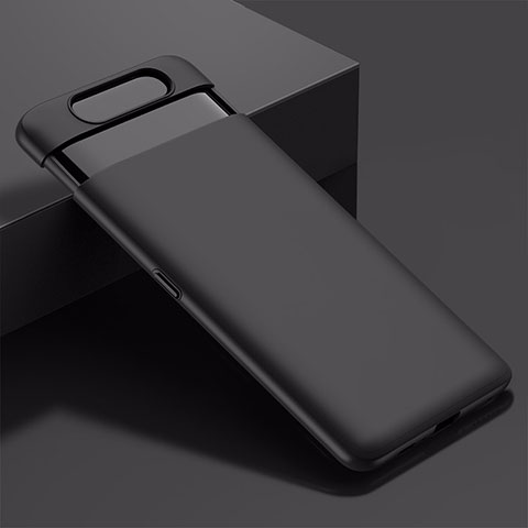 Funda Dura Plastico Rigida Carcasa Mate M01 para Samsung Galaxy A90 4G Negro