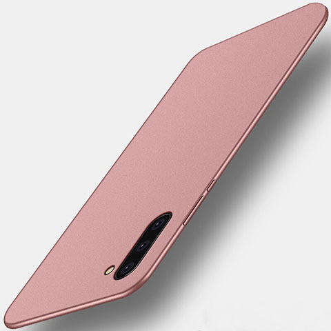 Funda Dura Plastico Rigida Carcasa Mate M01 para Samsung Galaxy Note 10 5G Oro Rosa