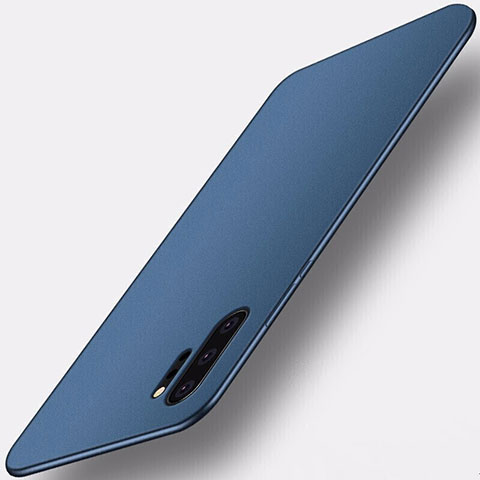 Funda Dura Plastico Rigida Carcasa Mate M01 para Samsung Galaxy Note 10 Plus 5G Azul