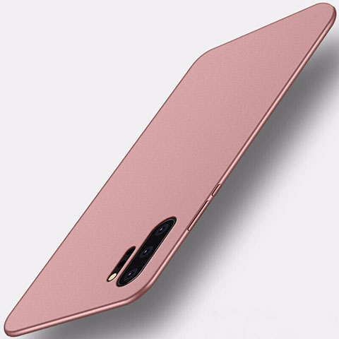 Funda Dura Plastico Rigida Carcasa Mate M01 para Samsung Galaxy Note 10 Plus 5G Oro Rosa