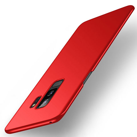 Funda Dura Plastico Rigida Carcasa Mate M01 para Samsung Galaxy S9 Plus Rojo