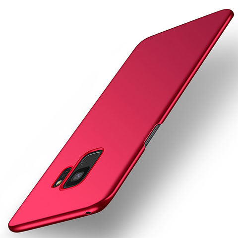 Funda Dura Plastico Rigida Carcasa Mate M01 para Samsung Galaxy S9 Rojo