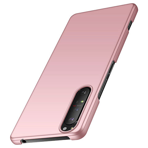 Funda Dura Plastico Rigida Carcasa Mate M01 para Sony Xperia 1 II Oro Rosa