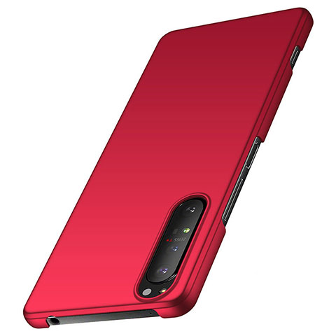 Funda Dura Plastico Rigida Carcasa Mate M01 para Sony Xperia 1 II Rojo