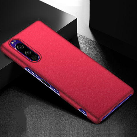 Funda Dura Plastico Rigida Carcasa Mate M01 para Sony Xperia 5 Rojo