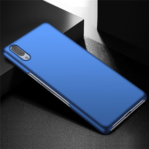 Funda Dura Plastico Rigida Carcasa Mate M01 para Sony Xperia L3 Azul