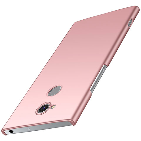 Funda Dura Plastico Rigida Carcasa Mate M01 para Sony Xperia XA2 Oro Rosa