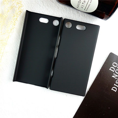 Funda Dura Plastico Rigida Carcasa Mate M01 para Sony Xperia XZ1 Compact Negro