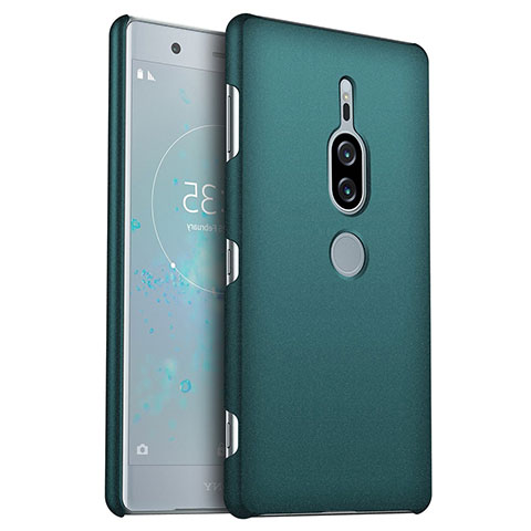 Funda Dura Plastico Rigida Carcasa Mate M01 para Sony Xperia XZ2 Premium Verde