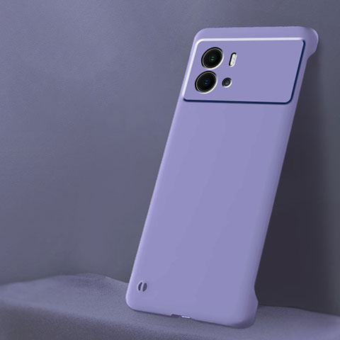 Funda Dura Plastico Rigida Carcasa Mate M01 para Vivo iQOO 9 Pro 5G Purpura Claro