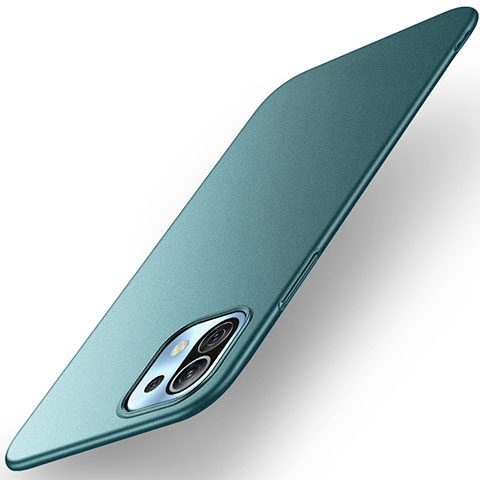 Funda Dura Plastico Rigida Carcasa Mate M01 para Xiaomi Mi 11 5G Verde