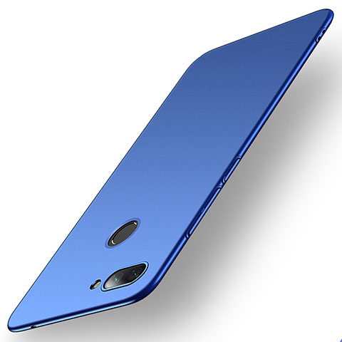 Funda Dura Plastico Rigida Carcasa Mate M01 para Xiaomi Mi 8 Lite Azul