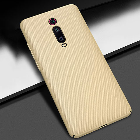 Funda Dura Plastico Rigida Carcasa Mate M01 para Xiaomi Mi 9T Oro