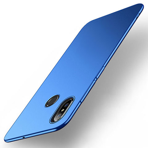 Funda Dura Plastico Rigida Carcasa Mate M01 para Xiaomi Mi Max 3 Azul