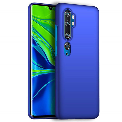 Funda Dura Plastico Rigida Carcasa Mate M01 para Xiaomi Mi Note 10 Pro Azul