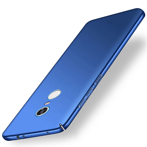Funda Dura Plastico Rigida Carcasa Mate M01 para Xiaomi Redmi Note 5 Indian Version Azul