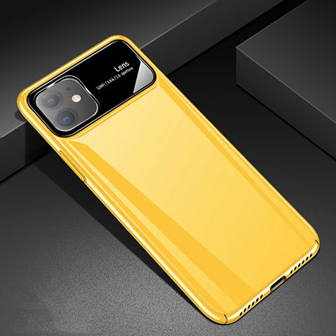 Funda Dura Plastico Rigida Carcasa Mate M02 para Apple iPhone 11 Amarillo
